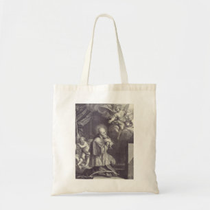 Saint Francis de Sales Black and White Art Tote Bag