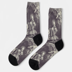 Saint  Francis de Sales Doctor of the Church Socks