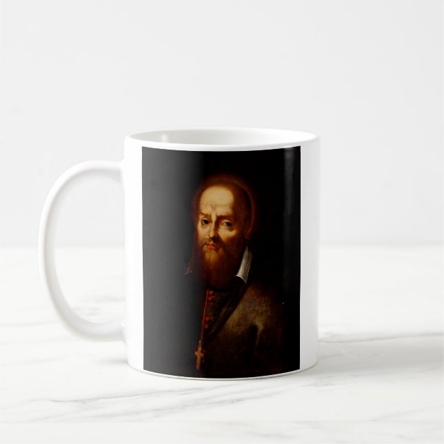 Saint Francis de Sales The Gentle Doctor Fine Art  Coffee Mug (Left)