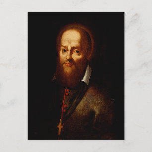 Saint Francis de Sales The Gentle Doctor Fine Art  Postcard