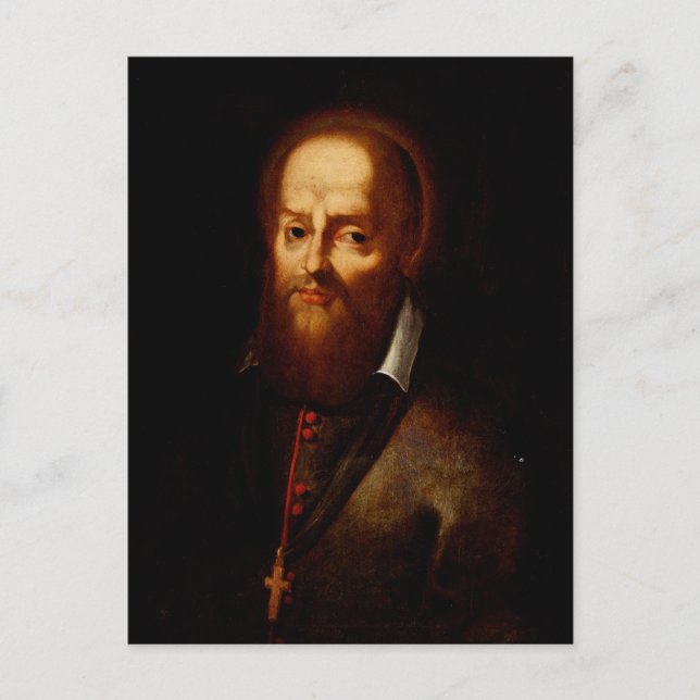 Saint Francis de Sales The Gentle Doctor Fine Art  Postcard (Front)