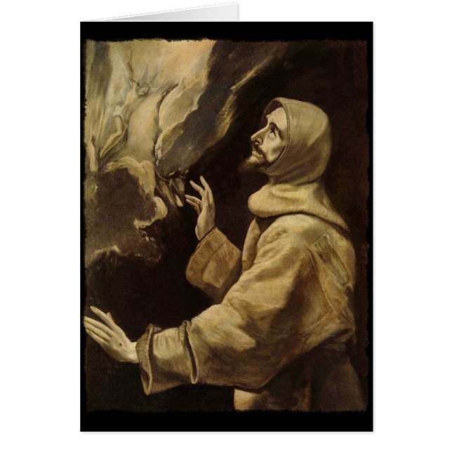 Saint Francis  Eyes Towards Heaven (Front)