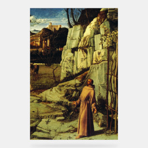 Saint Francis in the Desert by Giovanni Bellini Acrylic Sign