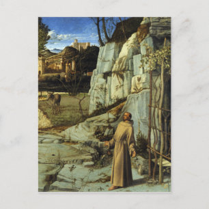 Saint Francis in the Desert by Giovanni Bellini Postcard