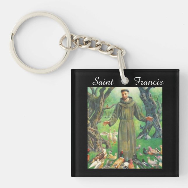 Saint Francis Key Ring (Front)