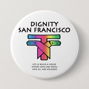 Saint Francis LGBTQ 7.5 Cm Round Badge
