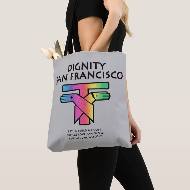 Saint Francis LGBTQ  Tote Bag (Close Up)