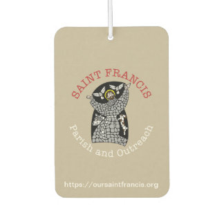 Saint Francis Logo Air Freshener