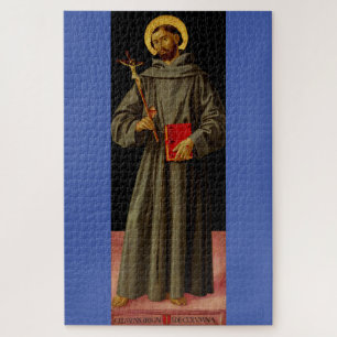 Saint Francis of Assisi by Antoniazzo Romano Jigsaw Puzzle