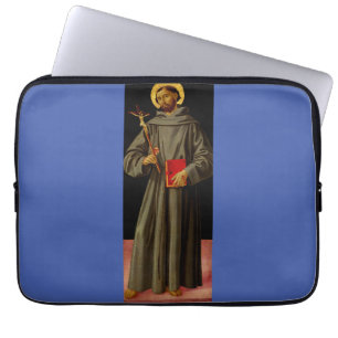 Saint Francis of Assisi by Antoniazzo Romano Laptop Sleeve