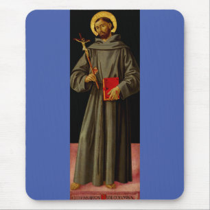 Saint Francis of Assisi by Antoniazzo Romano Mouse Mat