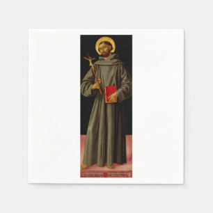 Saint Francis of Assisi by Antoniazzo Romano Napkin