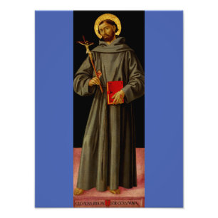 Saint Francis of Assisi by Antoniazzo Romano Photo Print