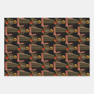 Saint Francis of Assisi by Antoniazzo Romano Wrapping Paper Sheet