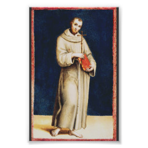Saint Francis of Assisi by Raphael Renaissance Art Photo Print