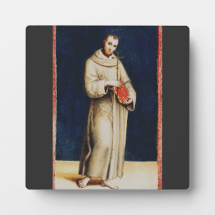 Saint Francis of Assisi by Raphael Renaissance Art Plaque