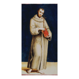 Saint Francis of Assisi by Raphael Renaissance Art Poster