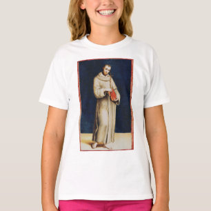 Saint Francis of Assisi by Raphael Renaissance Art T-Shirt