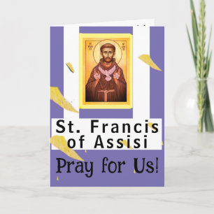 Saint Francis of Assisi Card