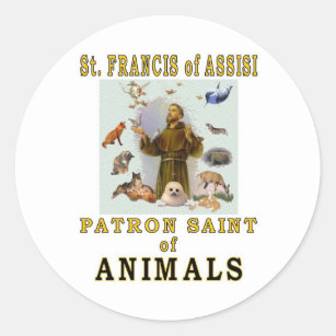 SAINT FRANCIS of ASSISI Classic Round Sticker