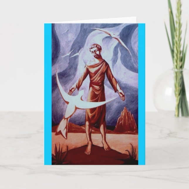 Saint Francis of Assisi Greeting Card (Front)