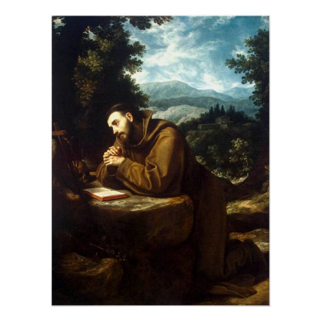 Saint Francis of Assisi Herald of Peace Poster (Front)