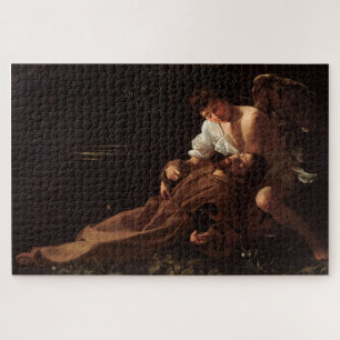 Saint Francis of Assisi in (1595) by Caravaggio Jigsaw Puzzle