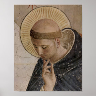 Saint Francis of Assisi  in Contemplation Poster