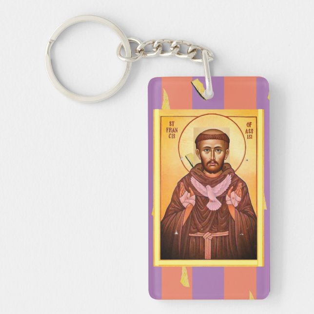 Saint Francis of Assisi Key Ring (Front)