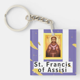 Saint Francis of Assisi Key Ring