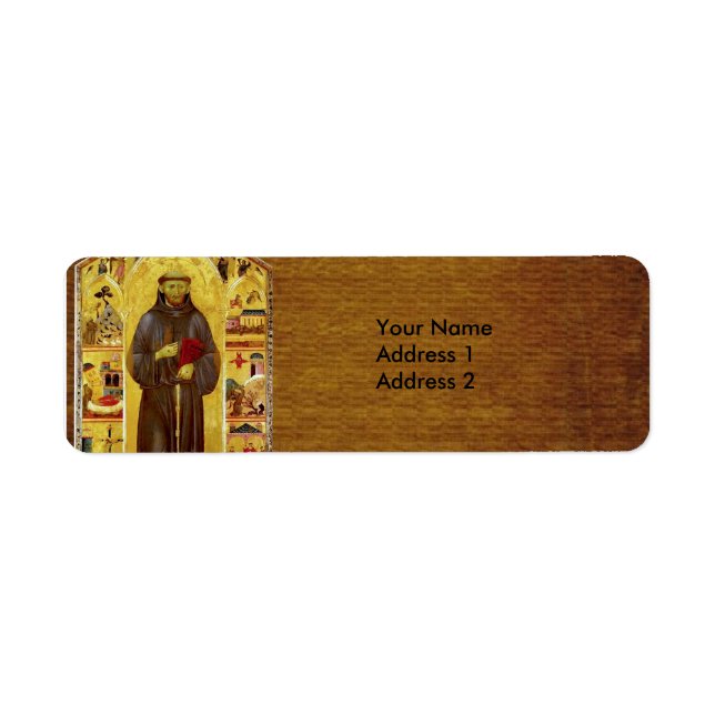 Saint Francis of Assisi Mediaeval Iconography (Front)