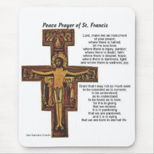 Saint Francis of Assisi Mouse Mat