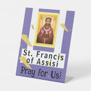 Saint Francis of Assisi Pedestal Sign