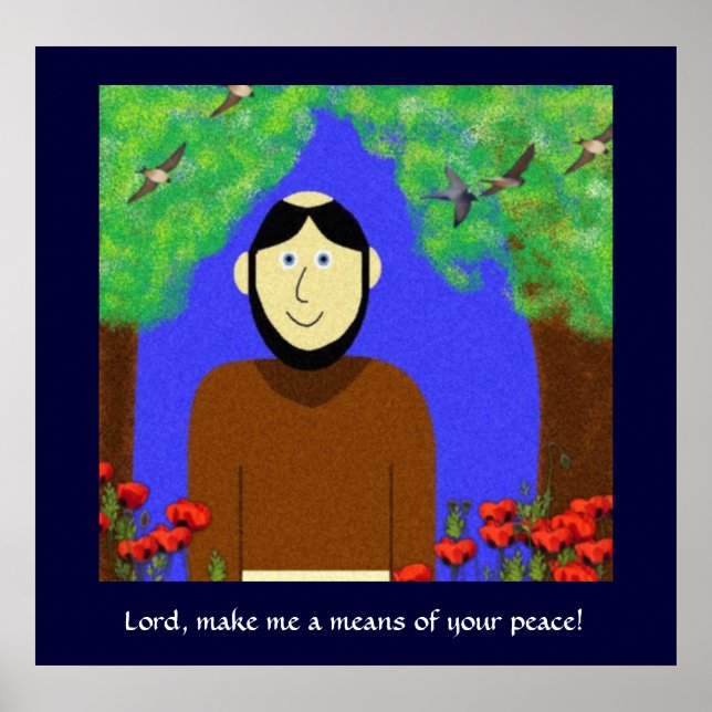 Saint Francis of Assisi Poster (Front)