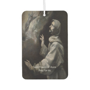 Saint Francis of Assisi Serenity Prayer Car Air Freshener
