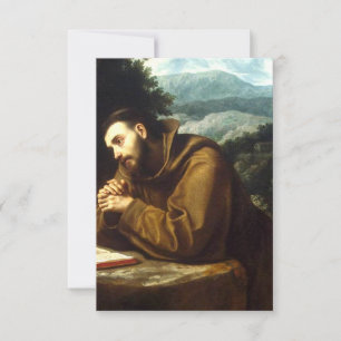Saint Francis of Assisi Thank You Card