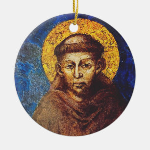 Saint Francis of Assisi The Canticle of Creation Ceramic Tree Decoration