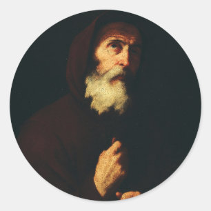 Saint Francis of Paola: The Navigator of Charity Classic Round Sticker