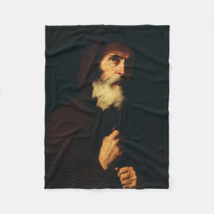 Saint Francis of Paola: The Navigator of Charity Fleece Blanket
