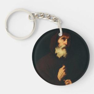 Saint Francis of Paola: The Navigator of Charity Key Ring