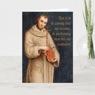 Saint Francis' prayer CC0732 Raphael Greeting Card