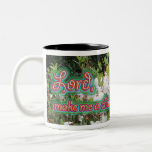 Saint Francis Prayer coffee cup