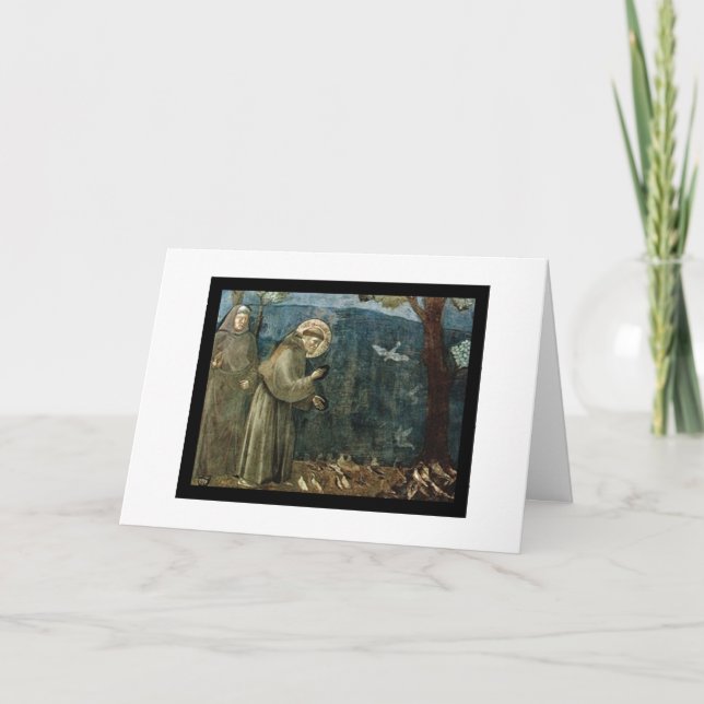 Saint Francis Season's Greetings Holiday Card (Front)