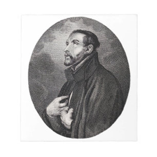 Saint Francis Xavier Apostolic Zeal Art Notepad