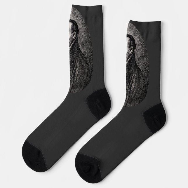 Saint Francis Xavier Apostolic Zeal Art Socks (Left)