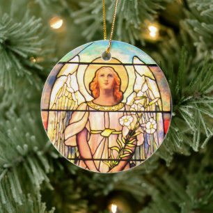 Saint Gabriel Ceramic Tree Decoration