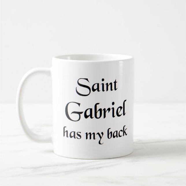 saint gabriel coffee mug (Left)