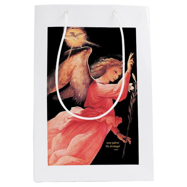 Saint Gabriel the Archangel Medium Gift Bag (Front)