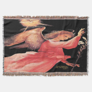 Saint Gabriel the Archangel Throw Blanket