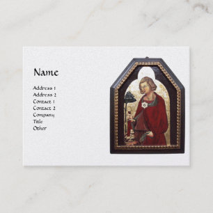 SAINT GALGANO ,black ,white pearl Business Card
